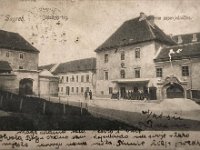 Jezuitski trg 1911. godine. Glavno zapovjedničtvo XIII zbora